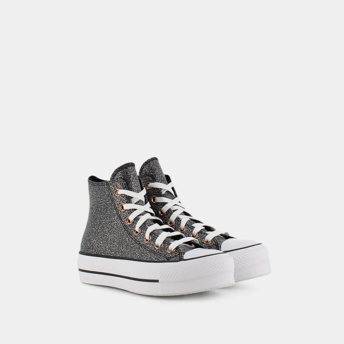 CONVERSE A01301CCHUCK TAYLOR ALL STAR LIFTBlack/Copper/White- SPORTIVE NERO Hot