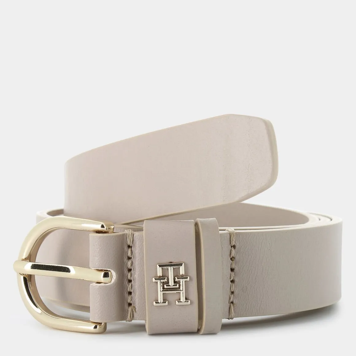 TOMMY HILFIGER 15766-AESTH ESSENTIALAES WHITE CLAY- CINTURE BEIGE Outlet