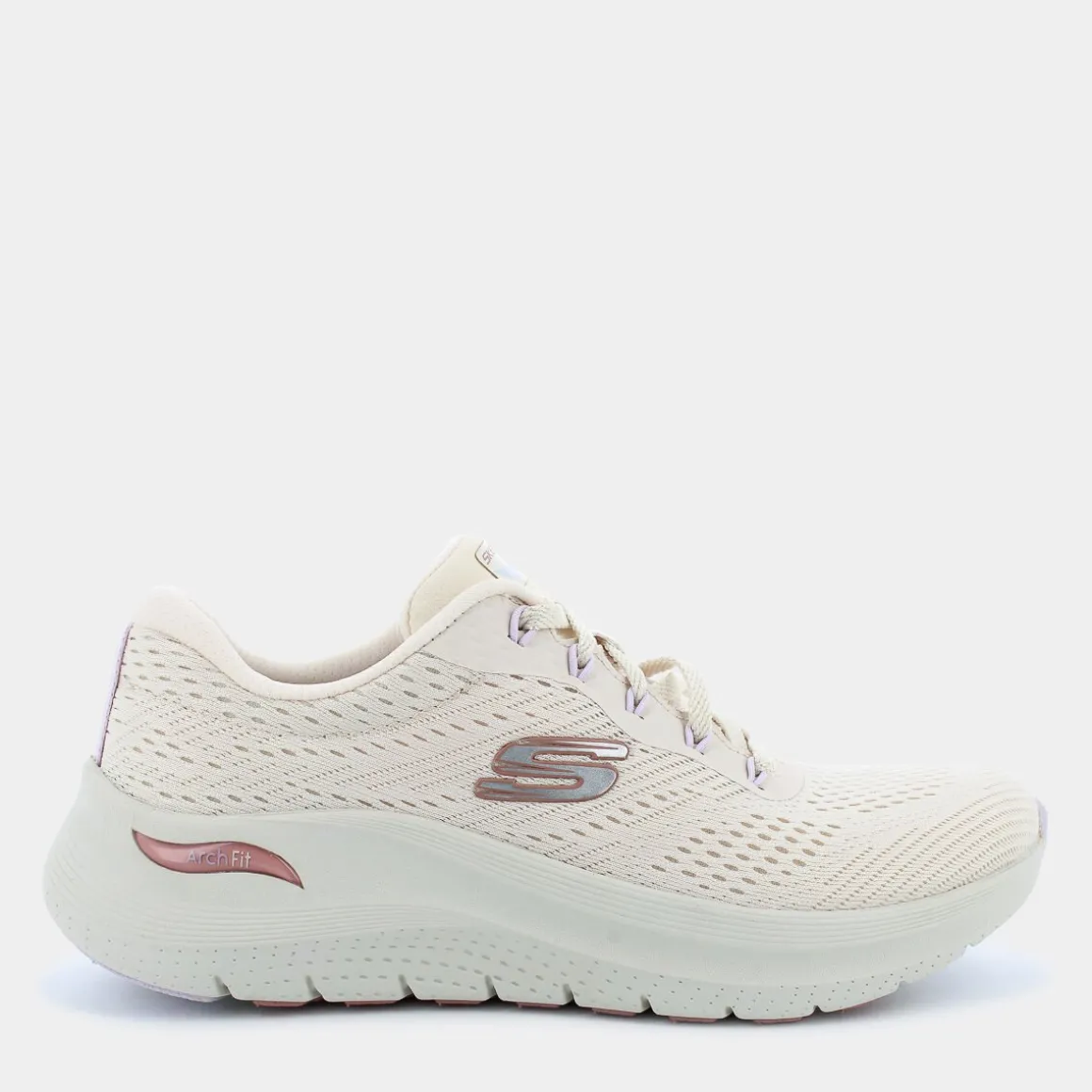 SKECHERS 150051ARCH FIT 2.0Natural /Mauve & Lavender- SPORTIVE ROSA Best