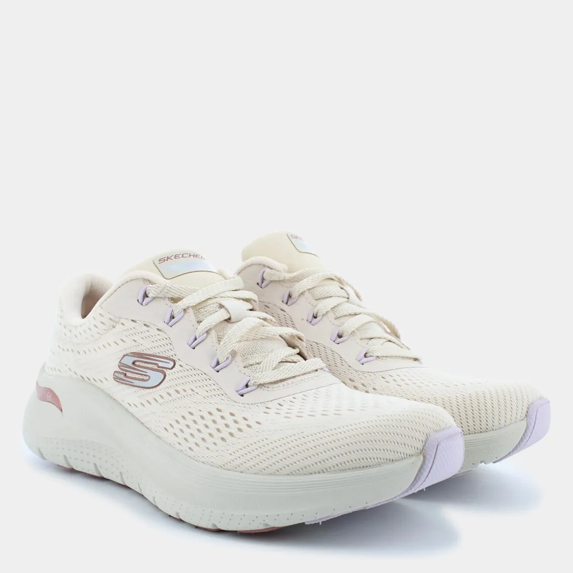 SKECHERS 150051ARCH FIT 2.0Natural /Mauve & Lavender- SPORTIVE ROSA Best