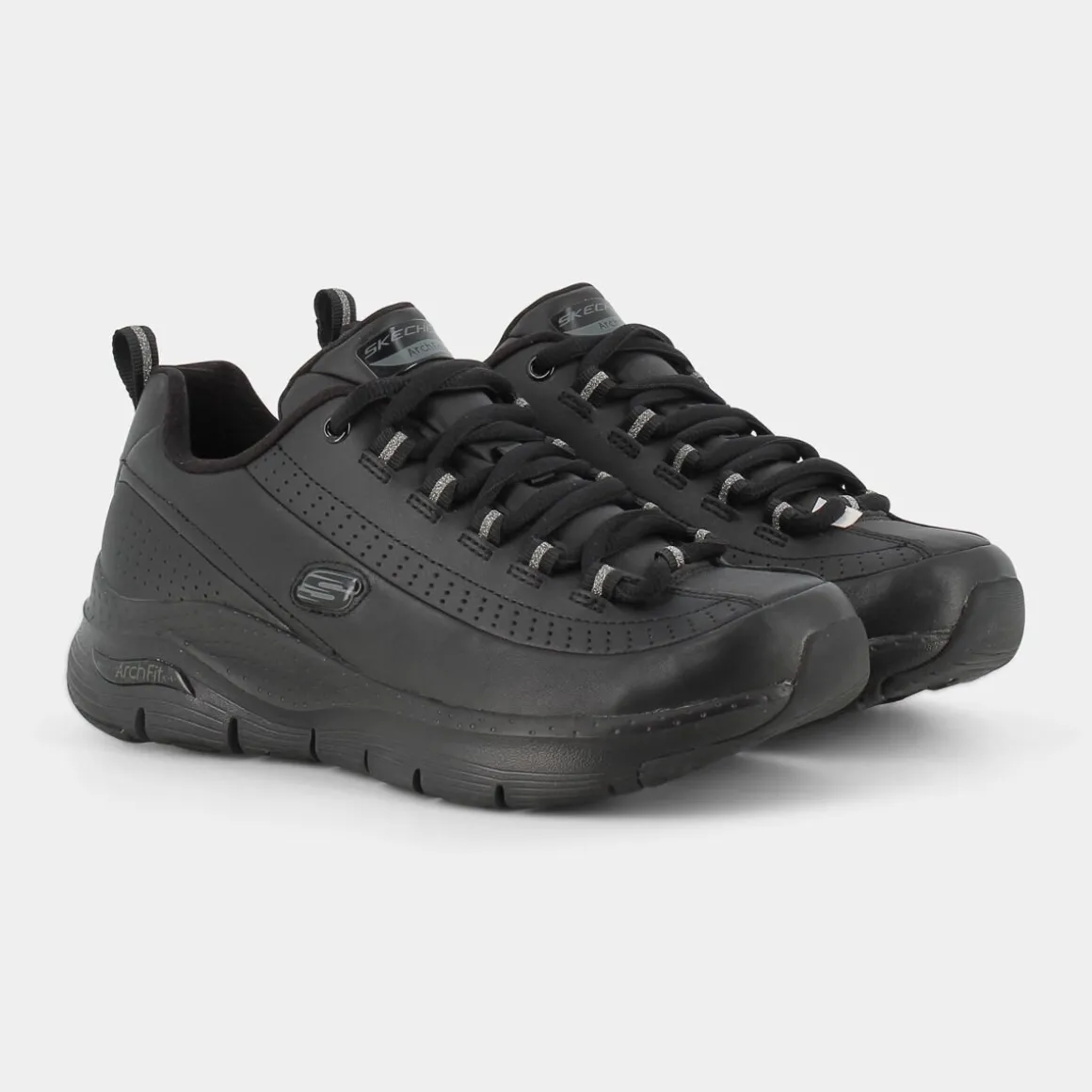 SKECHERS 149146ARCH FITBlack/ Silver / Black- SPORTIVE NERO Online