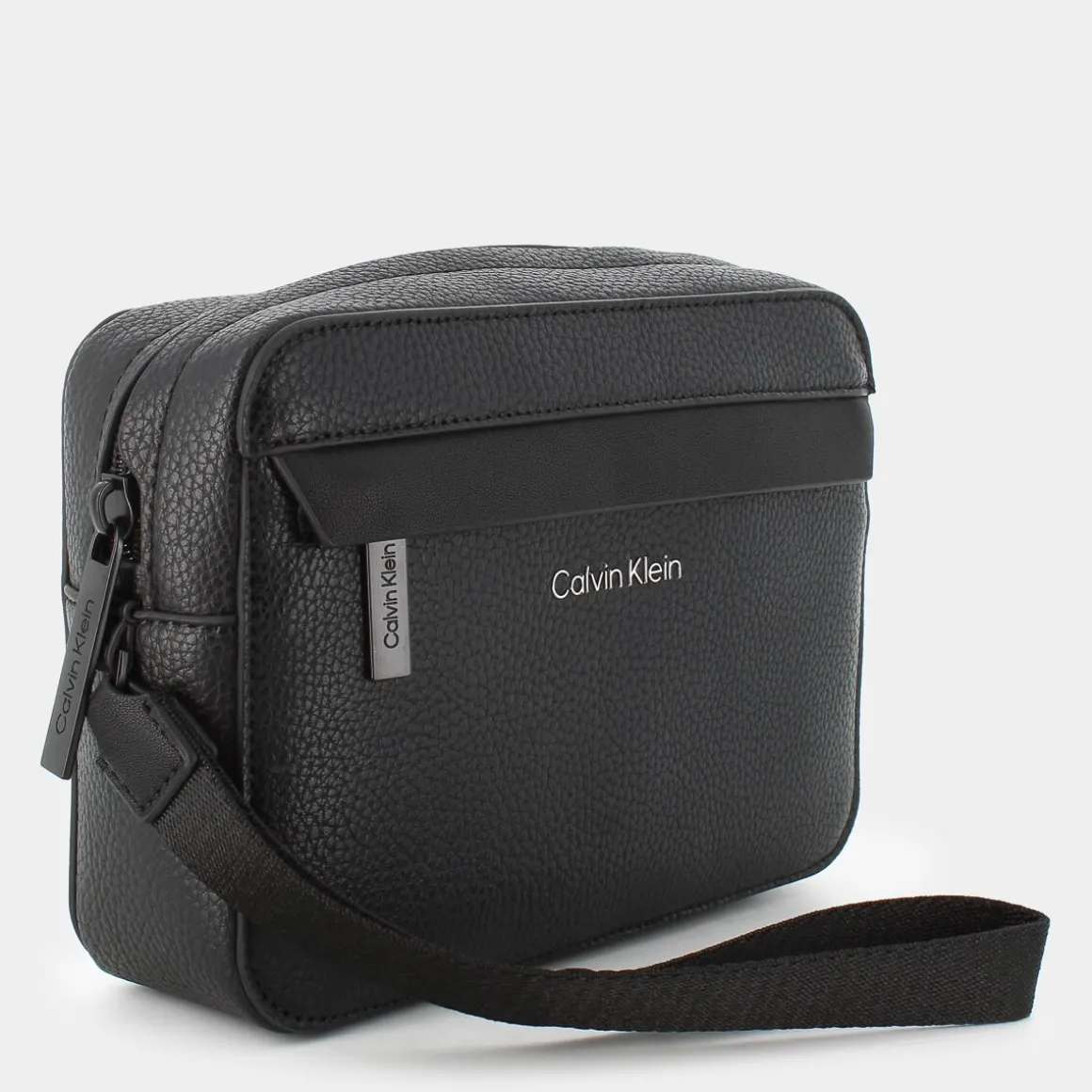 CALVIN KLEIN 12200-BEHCK MUSTBLACK- PICCOLA PELLETTERIA NERO New