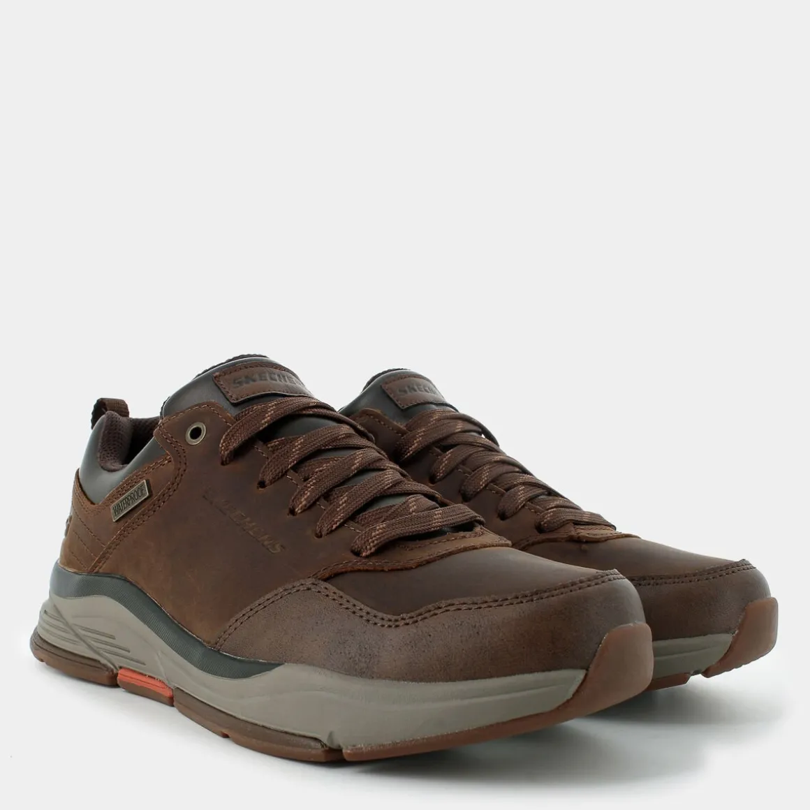 SKECHERS 210021BENAGO HOMBREDARK BROWN- SNEAKERS MARRONE Cheap