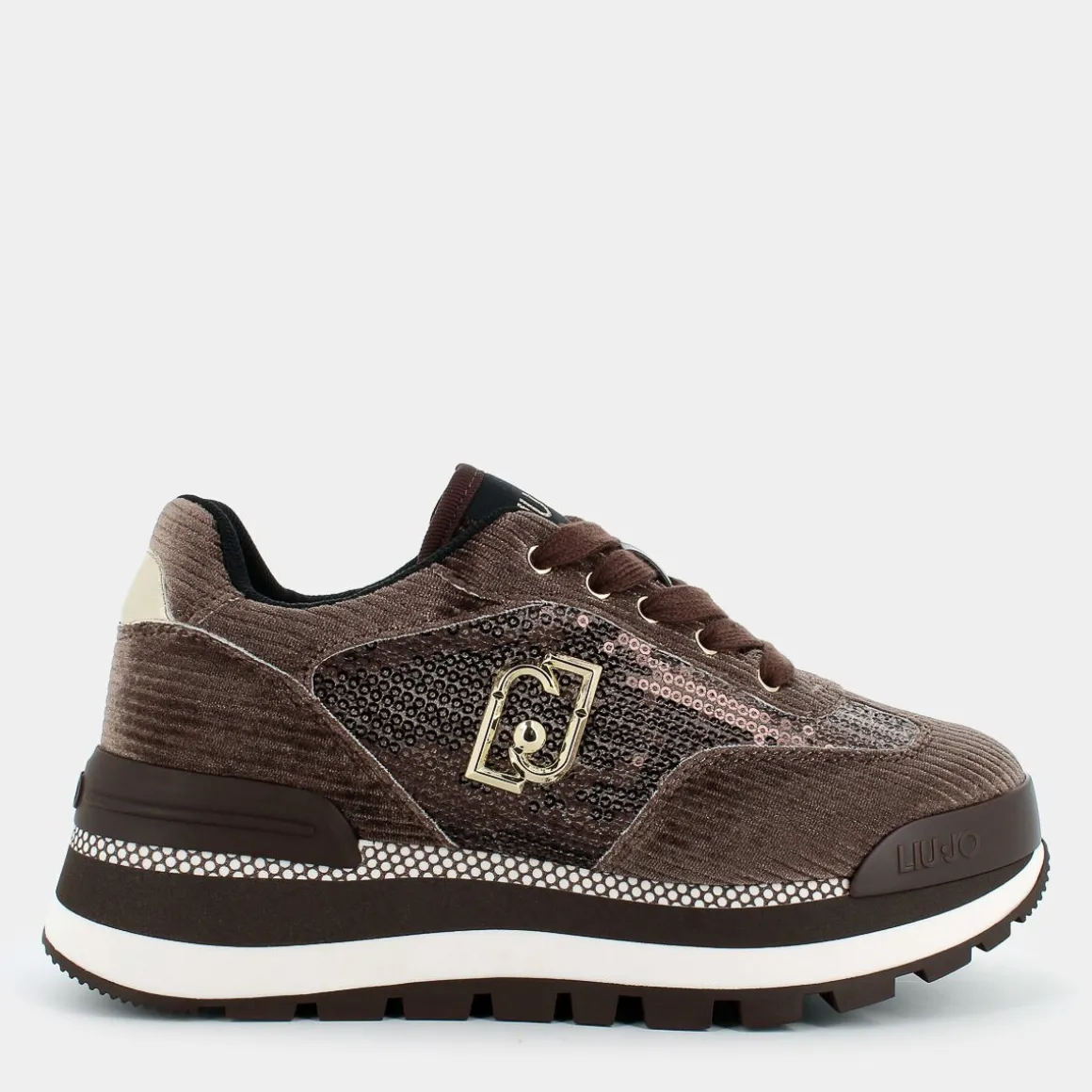 LIU-JO BF4053AMAZING 23- SNEAKERS MARRONE Sale