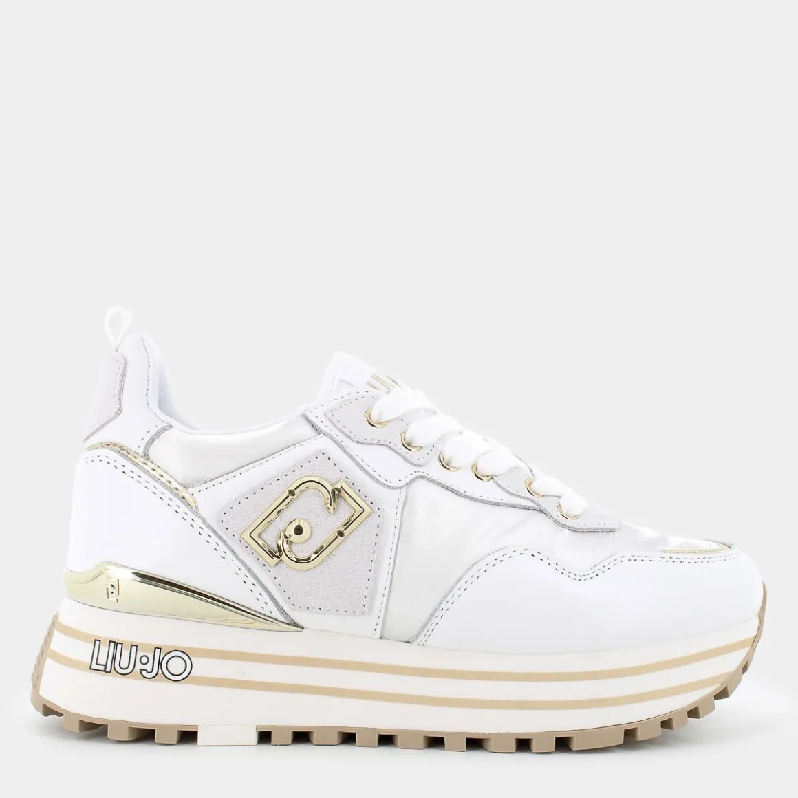 LIU-JO BF4001MAXI WONDER- SNEAKERS BIANCO Sale