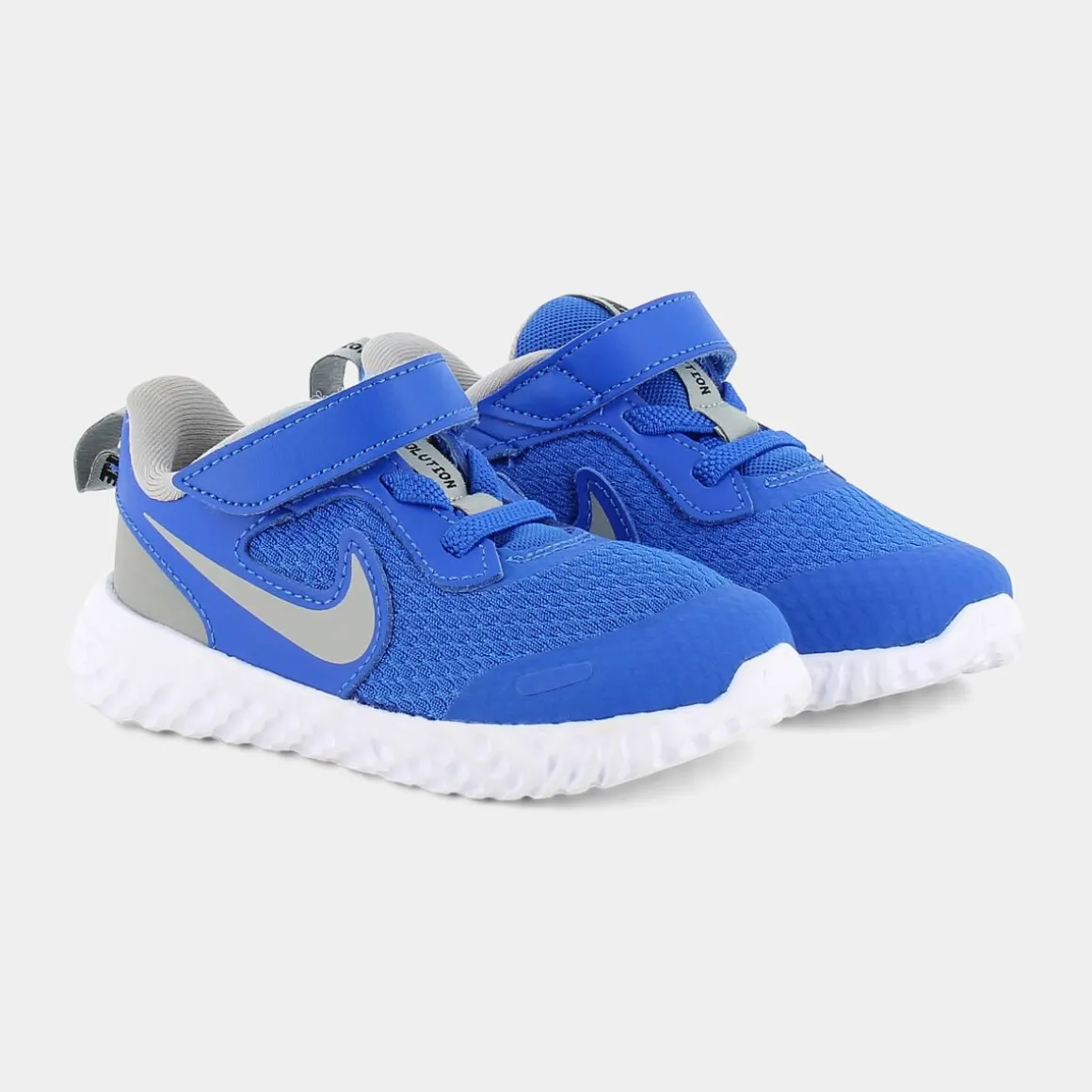 NIKE BQ5673REVOLUTION 5GAME ROYAL/LT SMOKE GREY-WHITE- PRIMI PASSI AZZURRO Shop