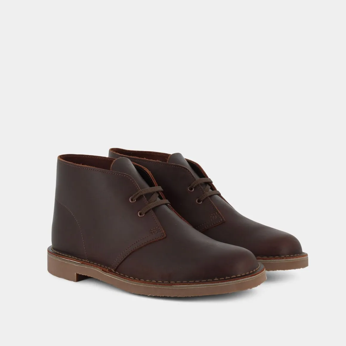 CLARKS 26153532Bushacre 3Dark Brown- SCARPONCINI MARRONE Discount