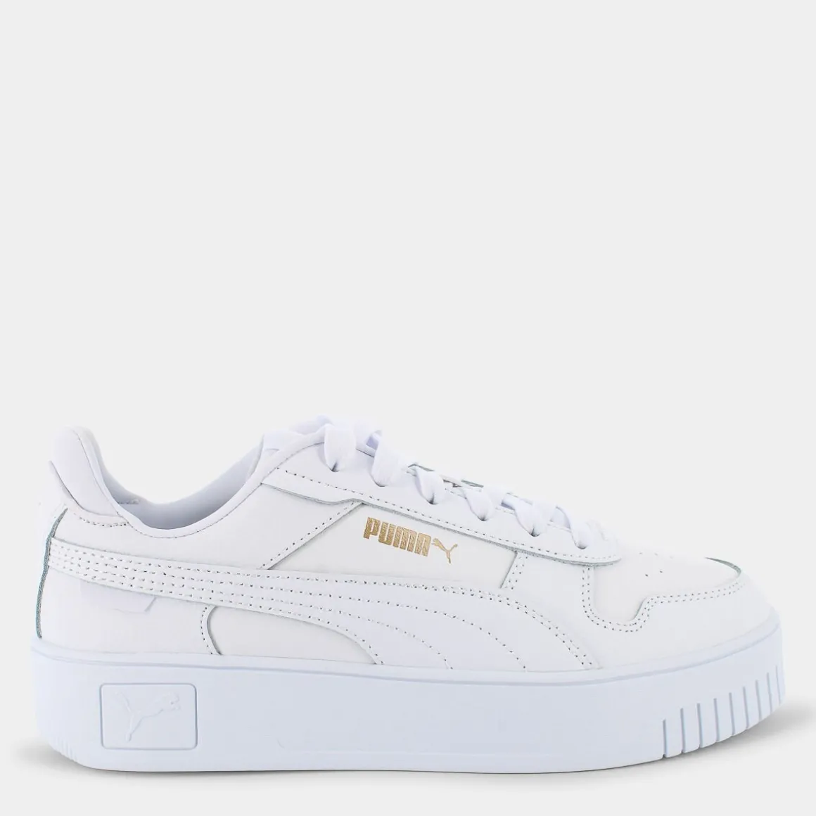 PUMA 393846Carina StreetWhite-White-Gold- SPORTIVE BIANCO Store