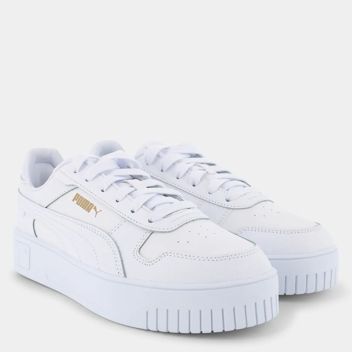 PUMA 393846Carina StreetWhite-White-Gold- SPORTIVE BIANCO Store