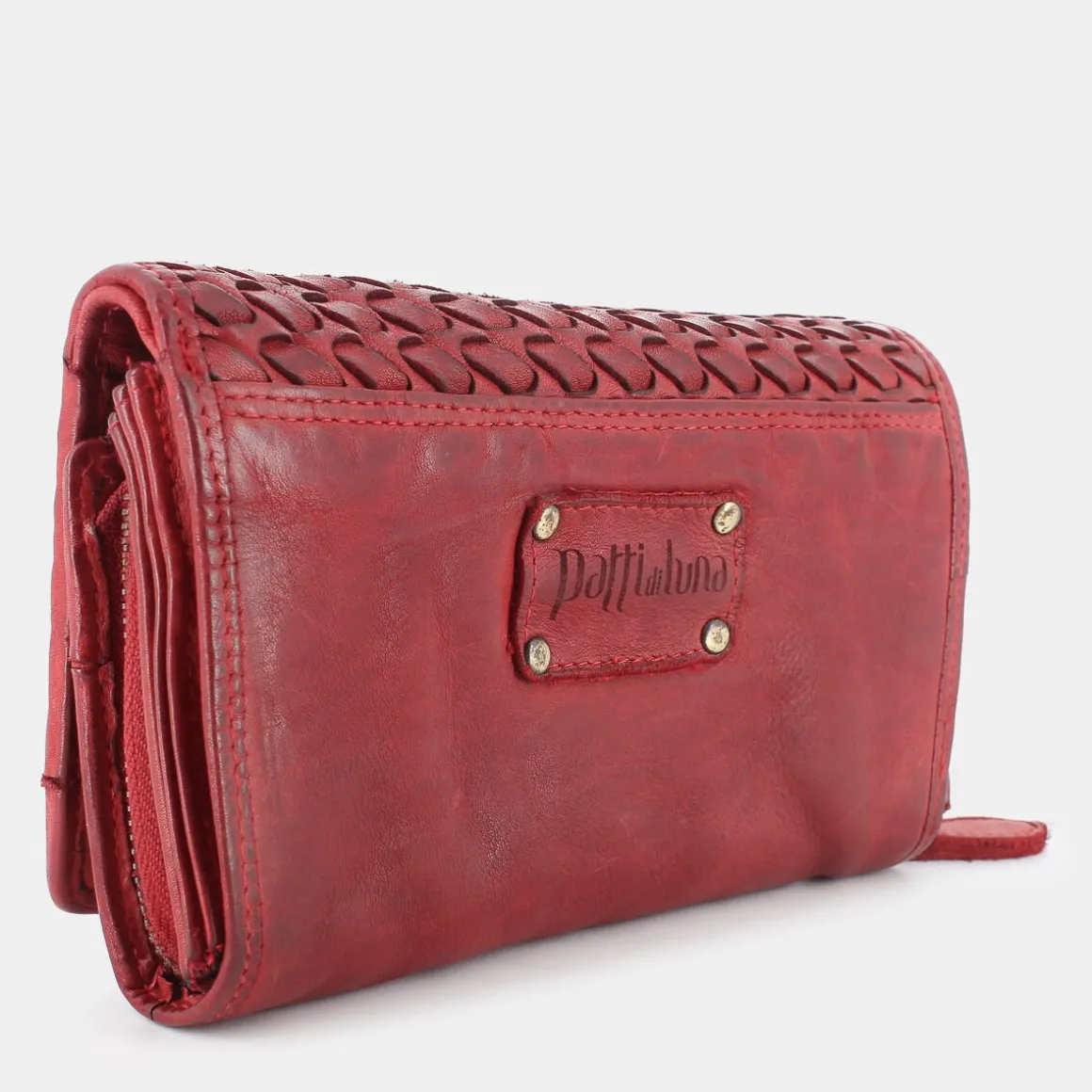 PATTI DI LUNA CBL-I24-10- PICCOLA PELLETTERIA ROSSO Fashion