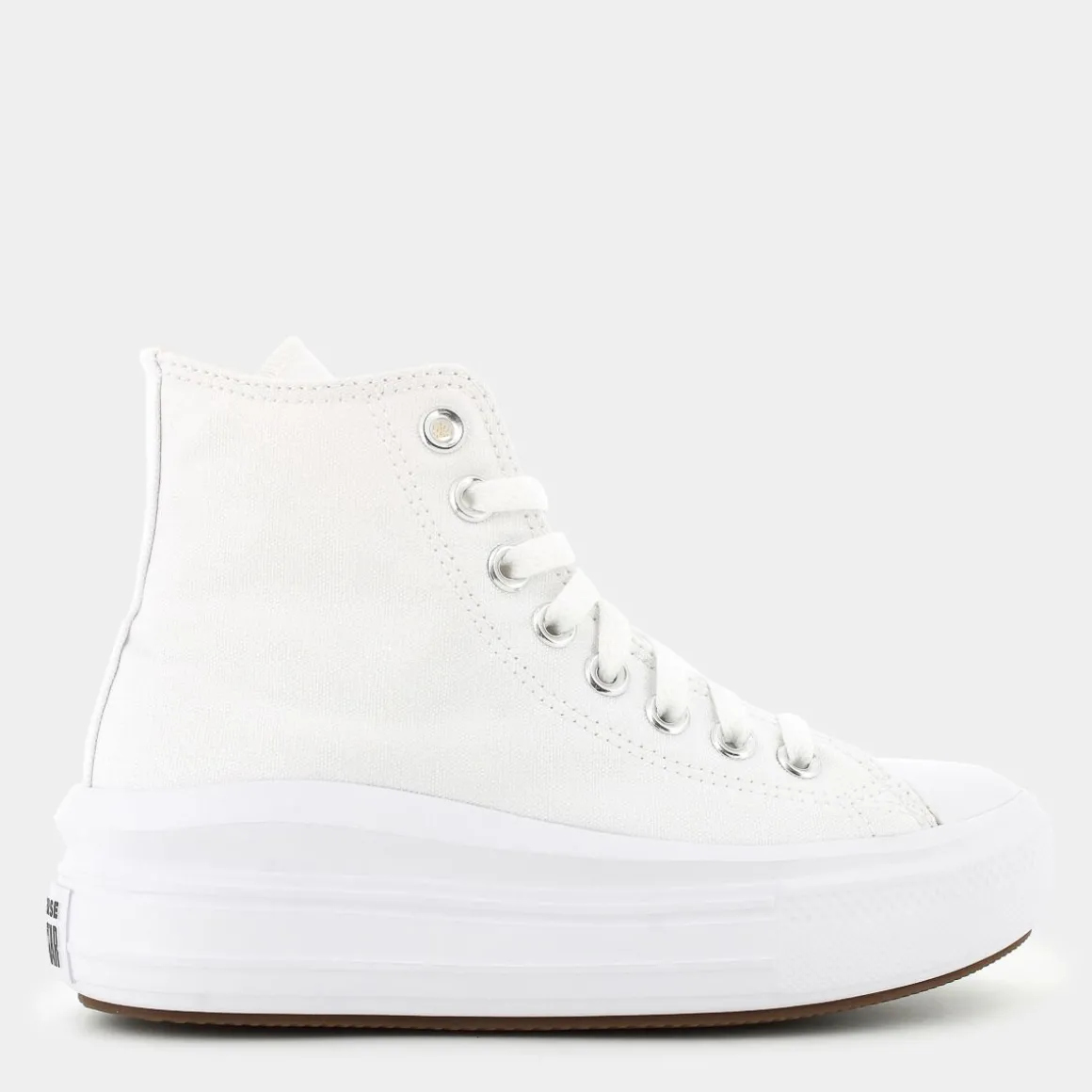 CONVERSE 568498CCHUCK TAYLOR ALL STAR MOVE/AVORIO NATURALE/NERO- SPORTIVE BIANCO Clearance