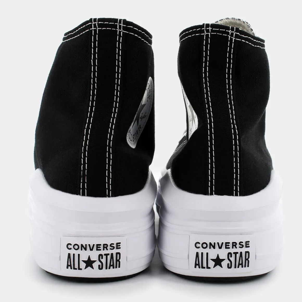 CONVERSE 568497CCHUCK TAYLOR ALL STAR MOVEBLACK/NATURAL IVORY/WHITE- SPORTIVE NERO New