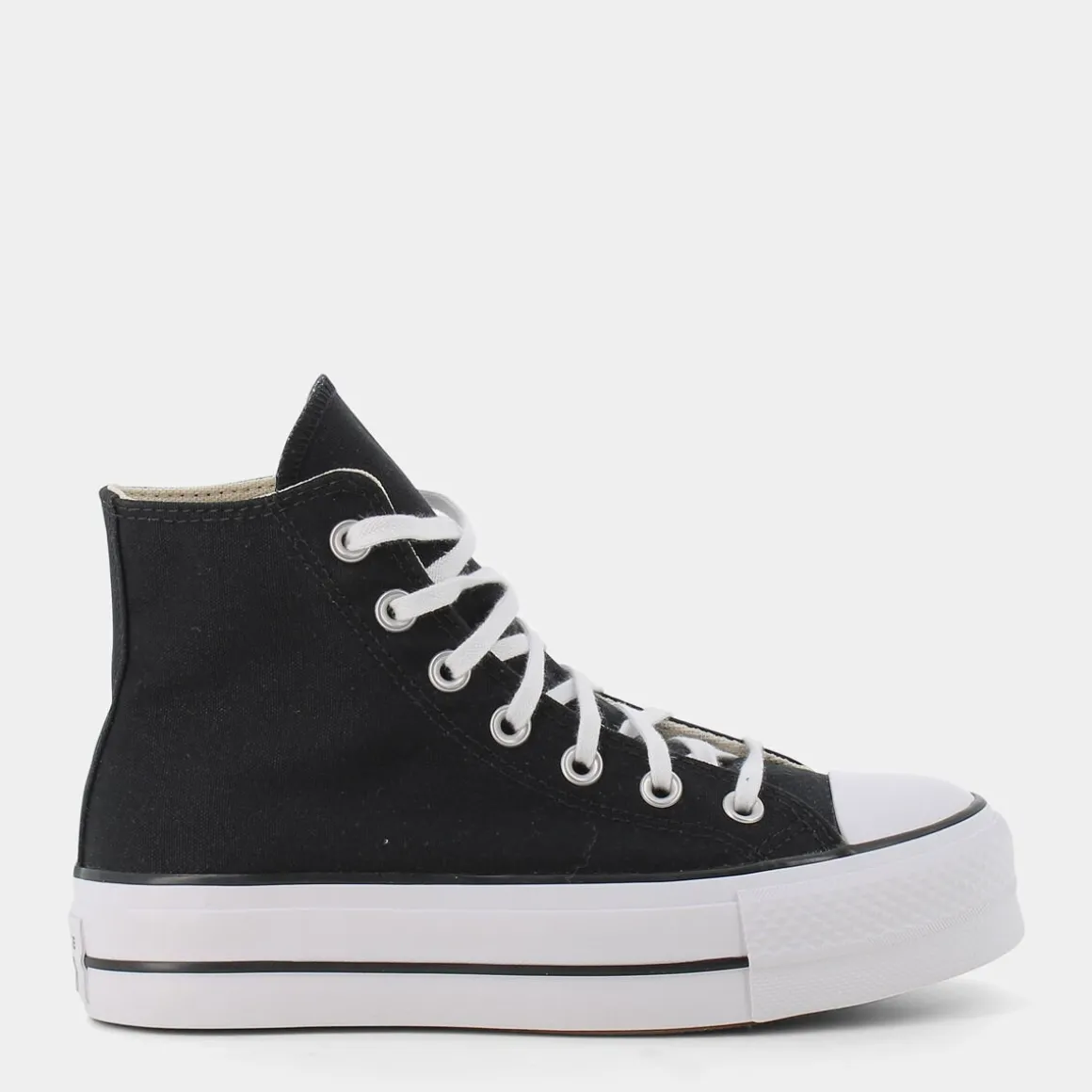 CONVERSE 560845CCHUCK TAYLOR ALL STAR PLATFORMBlack/White/White- SPORTIVE NERO Cheap