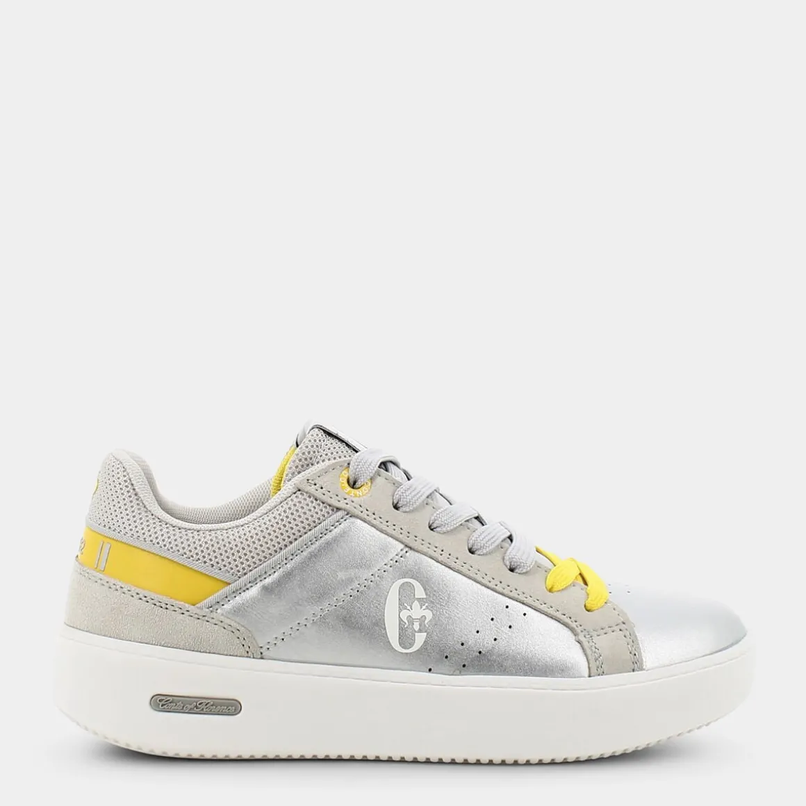 CONTE OF FLORENCE CF11W80754GIOIASILVER YELLOW- SNEAKERS ARGENTO Sale