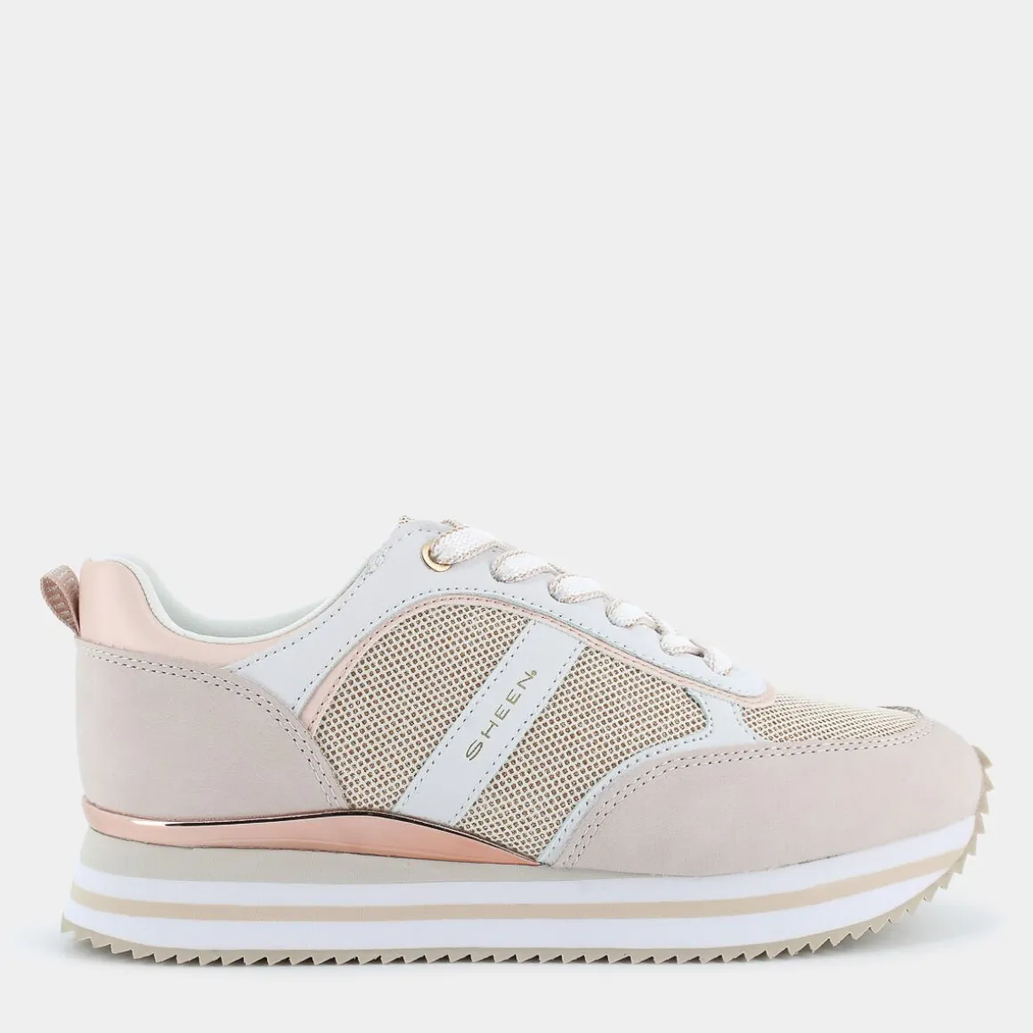 SHEEN CI-E24D-01NUDE- SNEAKERS BEIGE Discount