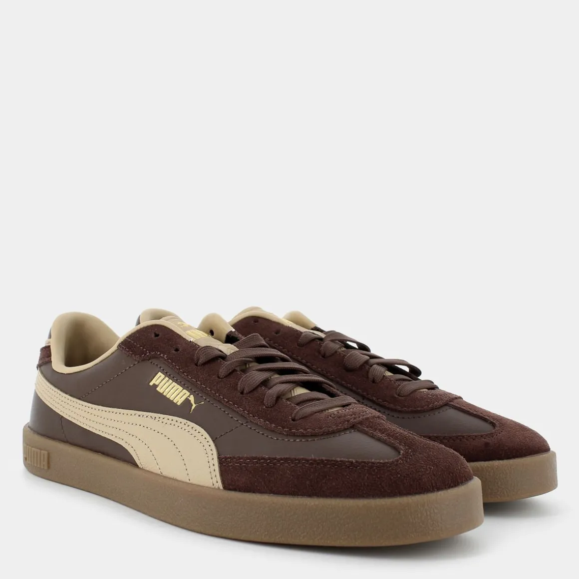 PUMA 397447CLUB II ERAEspresso Brown-Sand Dune-Gold- SPORTIVE MARRONE Discount