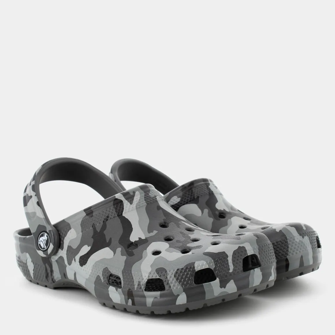 CROCS CR.206454Classic Printed Camo ClogSlate Grey/Multi- CIABATTE GRIGIO Shop