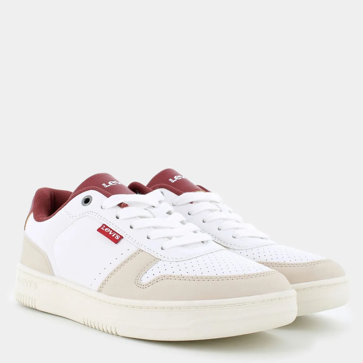 LEVI'S 235650-618DRIVE SREGULAR WHITE- SNEAKERS BIANCO Best