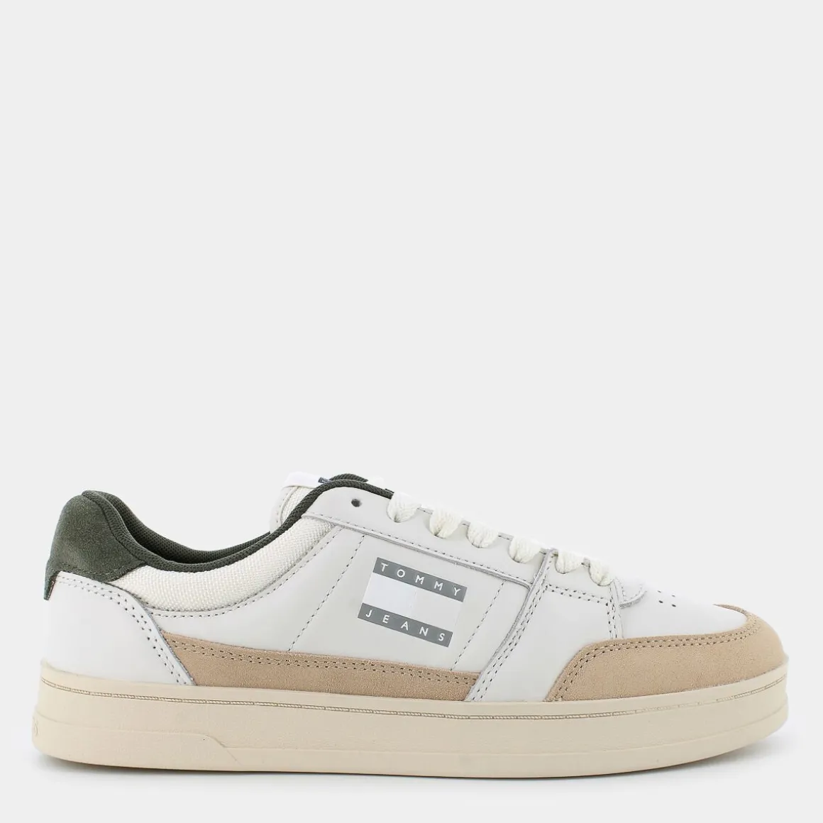 TOMMY JEANS EM01444GREENWICHIvory- SNEAKERS BIANCO Store