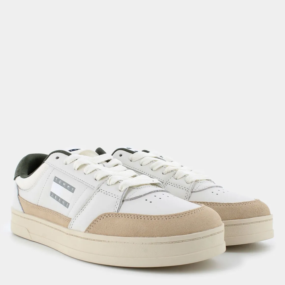 TOMMY JEANS EM01444GREENWICHIvory- SNEAKERS BIANCO Store