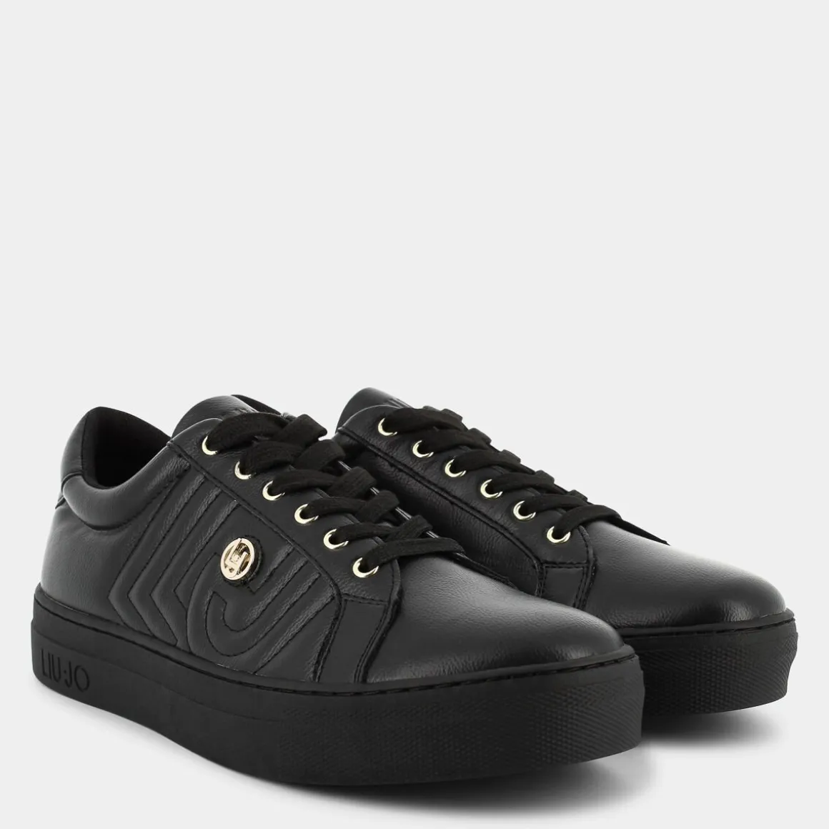 LIU-JO 4F3703EX01422222ALICIA 630BLACK- SNEAKERS NERO Flash Sale