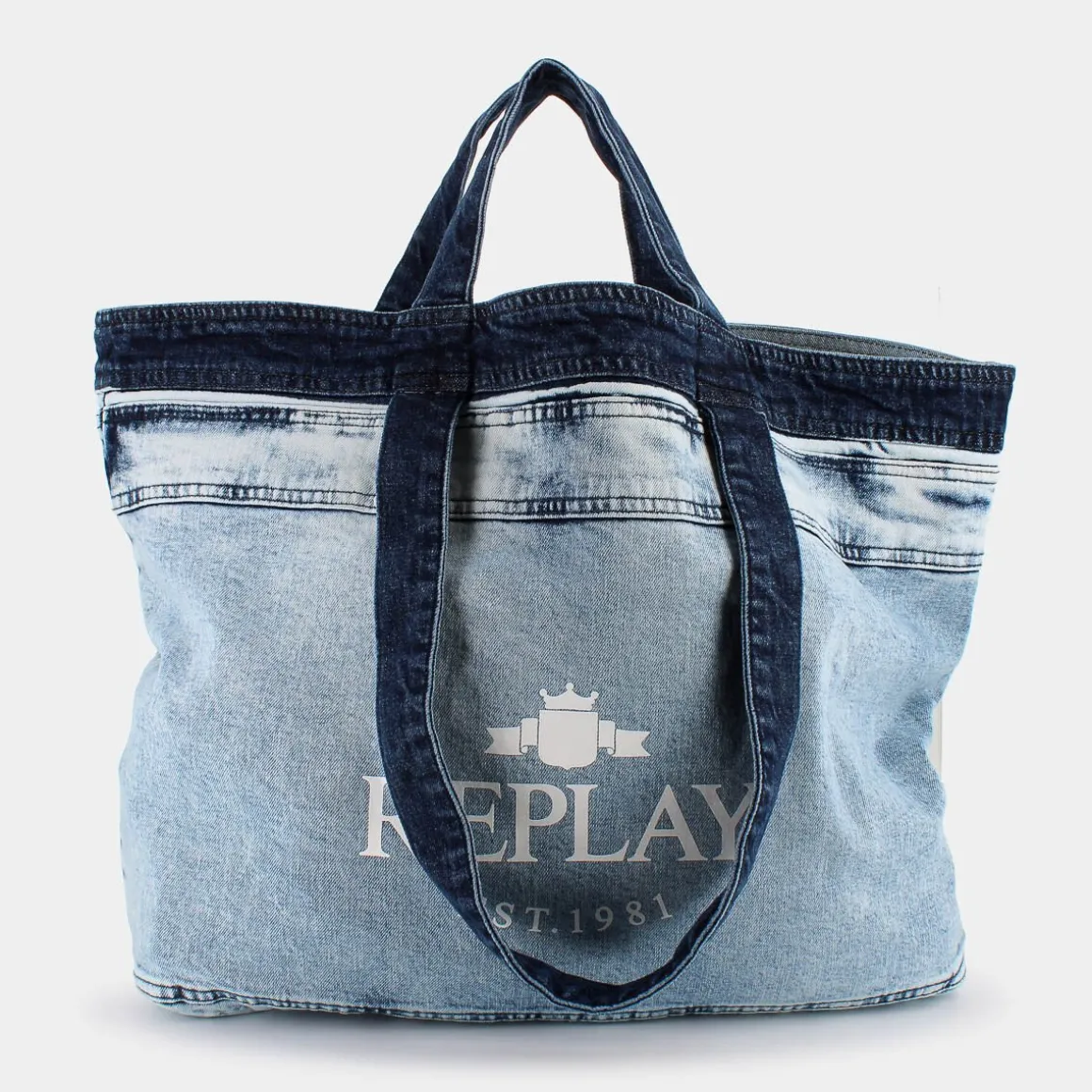 REPLAY FW3627.000.A0013V-483 DENIM- BORSE BLU Hot