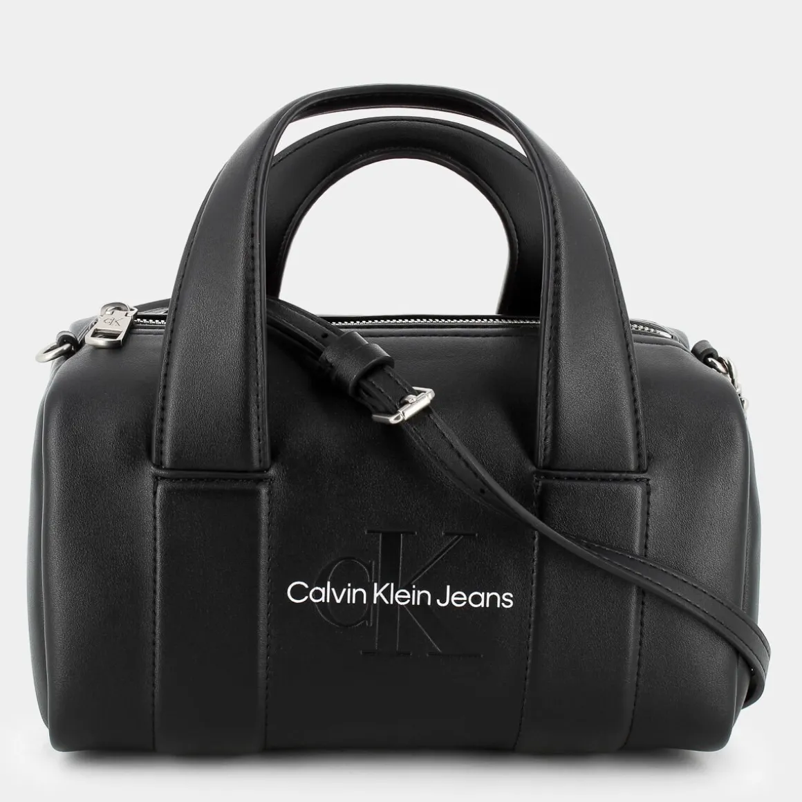 CALVIN KLEIN JEANS 12378-0GQSCULPTED SQUARE BARREL BAG MONOBLACK- BORSE NERO Fashion