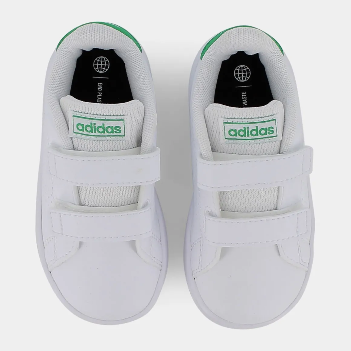 ADIDAS GW6500ADVANTAGE CF Iwhite/green/core black- PRIMI PASSI BIANCO Hot
