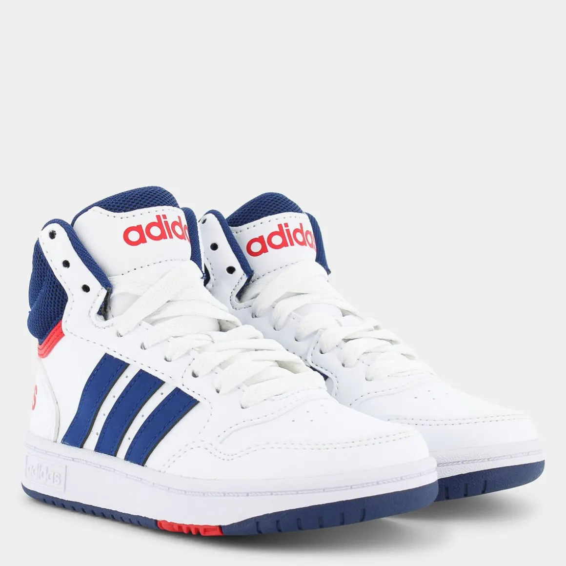 ADIDAS GZ9647HOOPS MID 3.0 Kwhite/victory blue/better scarlet- SPORTIVE BIANCO Best Sale