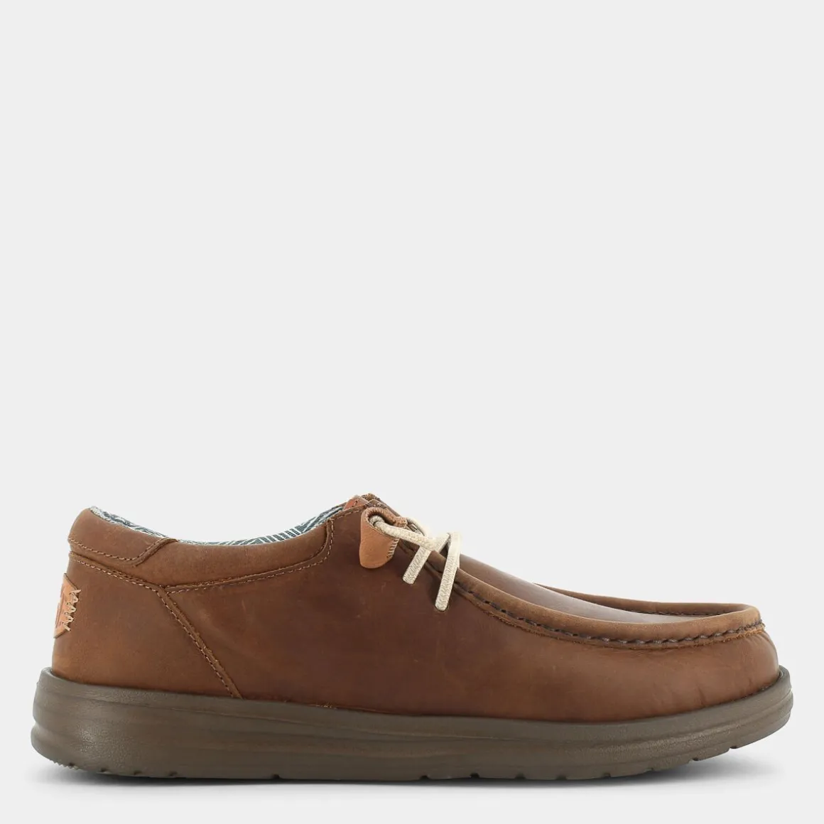 HEY DUDE HD.40175WALLY GRIPBROWN- MOCASSINI MARRONE Outlet