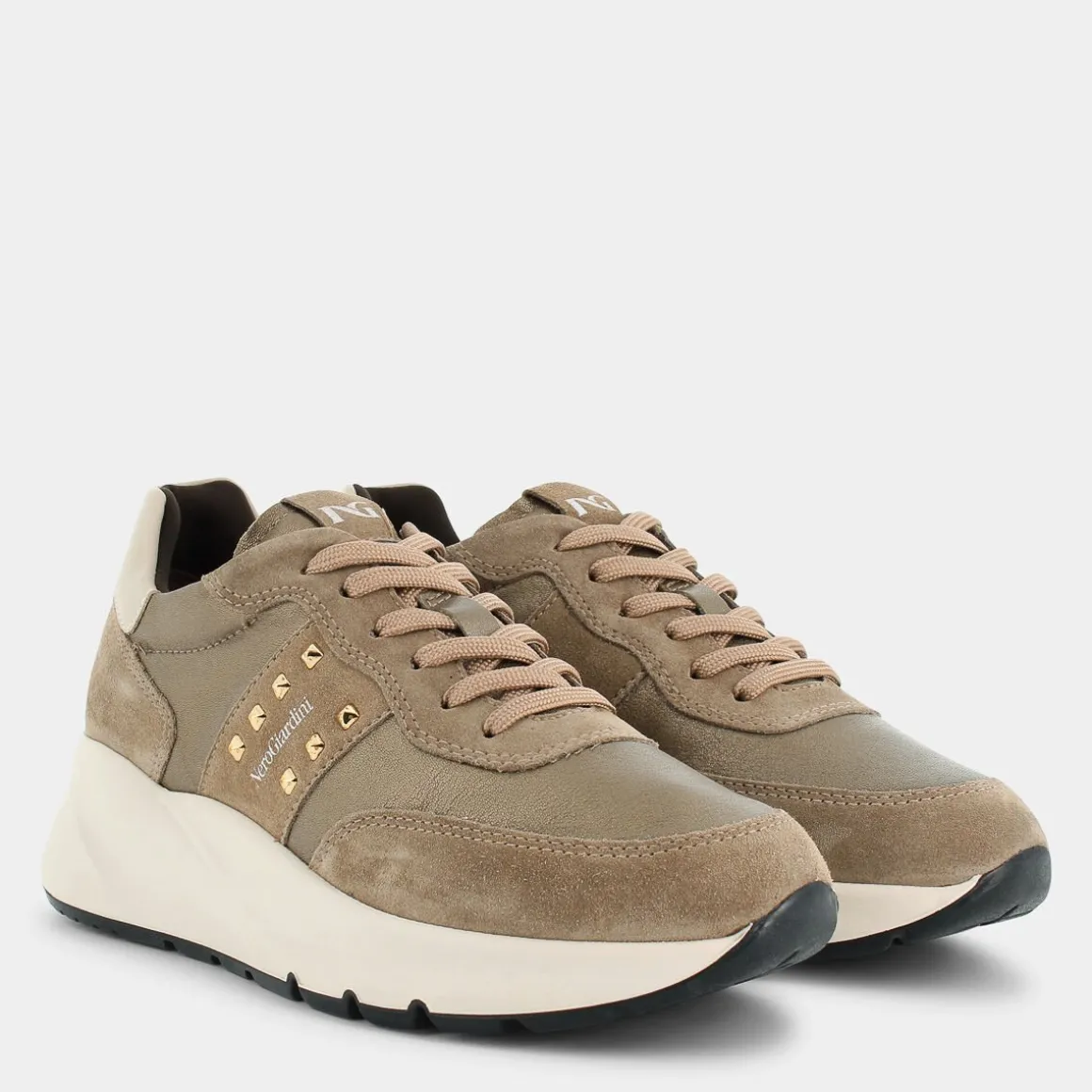 NERO GIARDINI I308335D- SNEAKERS BEIGE Best Sale