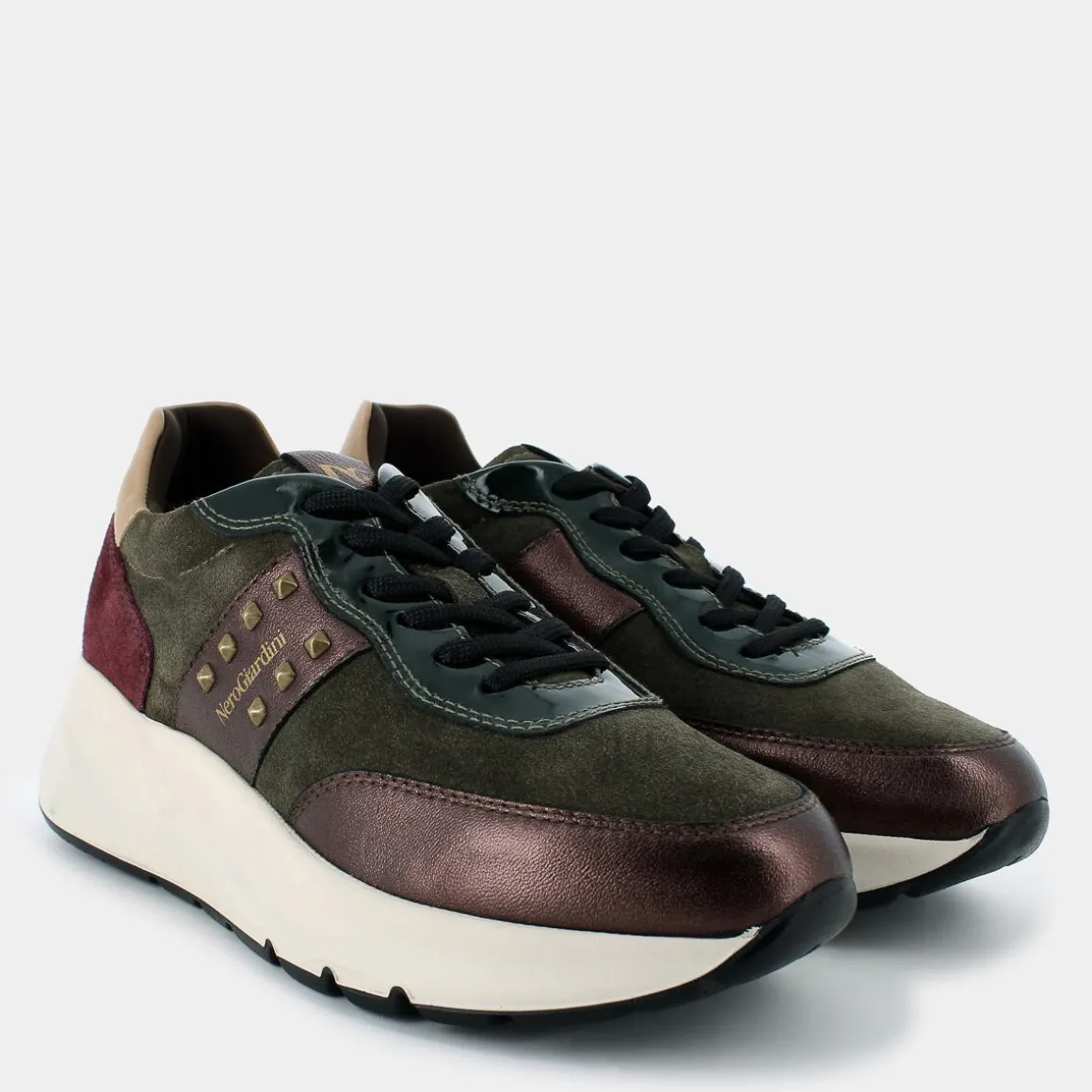 NERO GIARDINI I411525D- SNEAKERS MARRONE Cheap