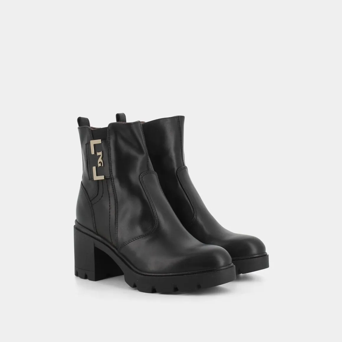NERO GIARDINI I205860D- TRONCHETTI NERO Fashion