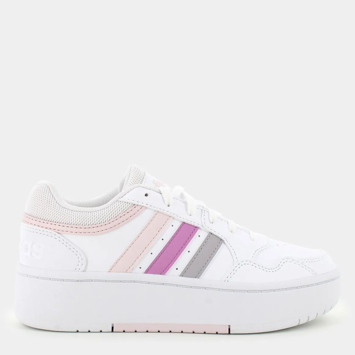 ADIDAS IH0182HOOPS 3FTWWHT/PREPUR/ALMPNK- SPORTIVE BIANCO Shop