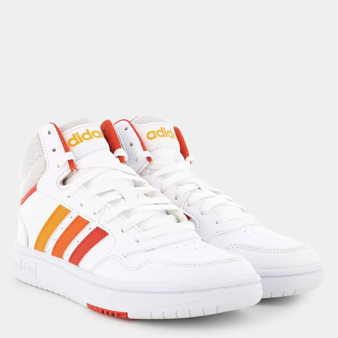 ADIDAS IH0181HOOPS 3FTWWHT/PRERED/ORANGE- SPORTIVE BIANCO Cheap