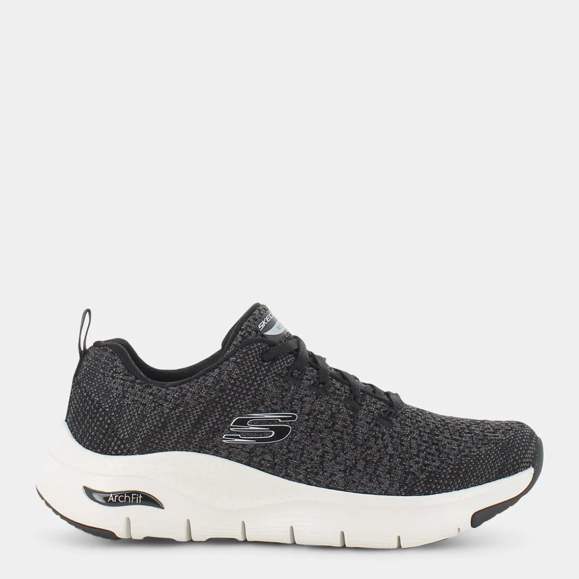 SKECHERS 149058INFINIT ADVENTUREBlack Knit Mesh / White- SPORTIVE NERO Cheap