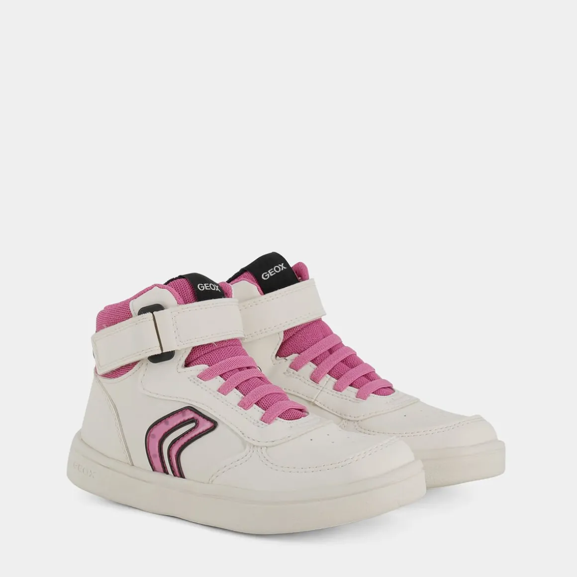 GEOX J264MC0BCEWC0563DJROCKWHITE/FUCHSIA- SPORTIVE BIANCO Cheap