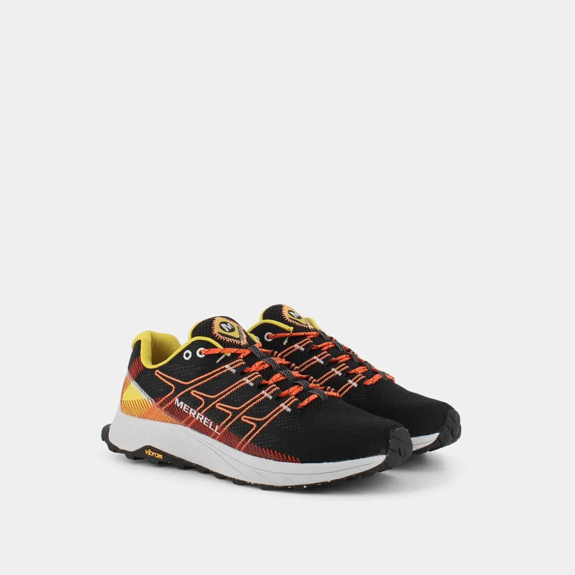 MERRELL J067531MOAB FLIGHTBLACK/SULPHUR- SPORTIVE NERO Flash Sale