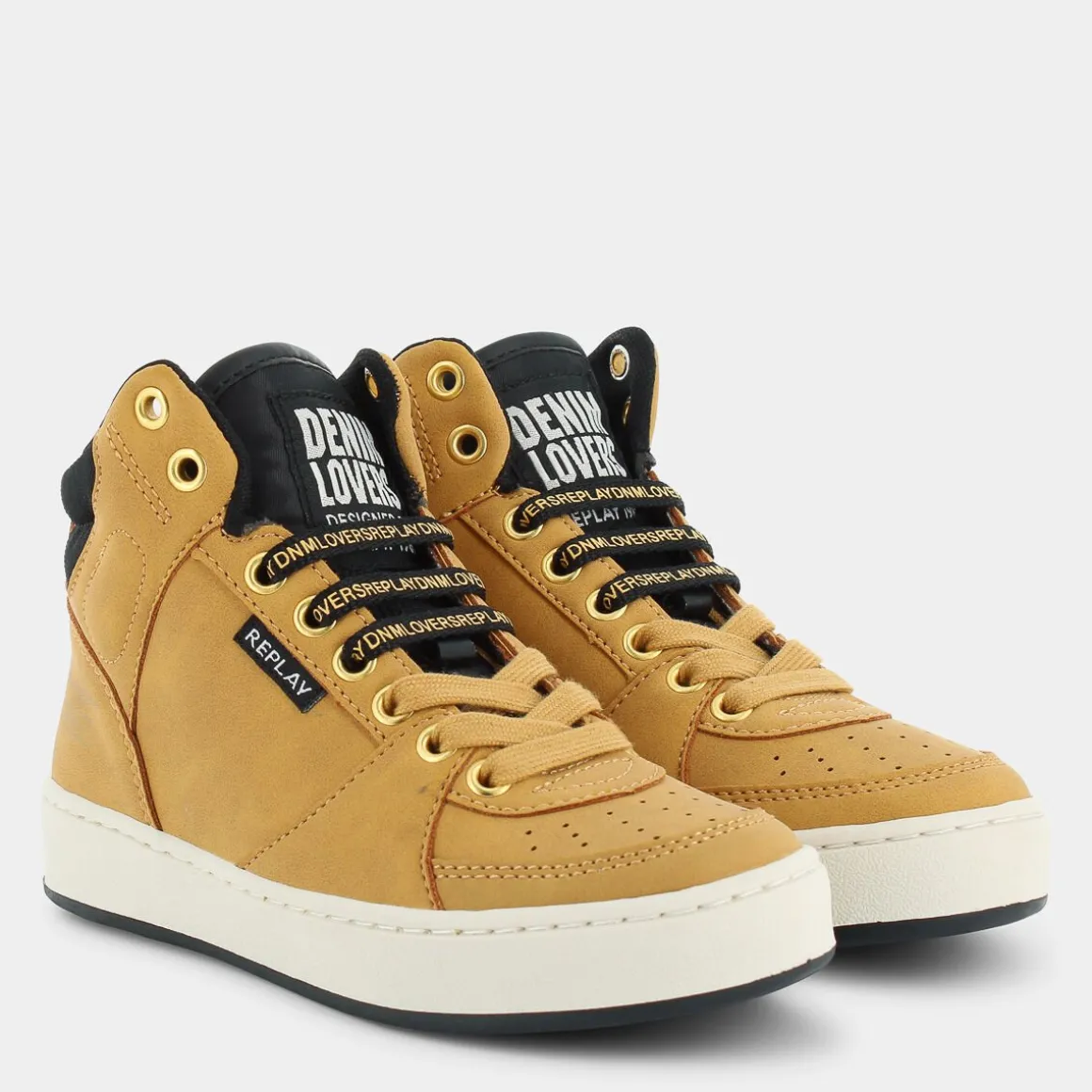 REPLAY JZ190042SCOBRA 6 BOYYELLOW- SNEAKERS GIALLO Outlet