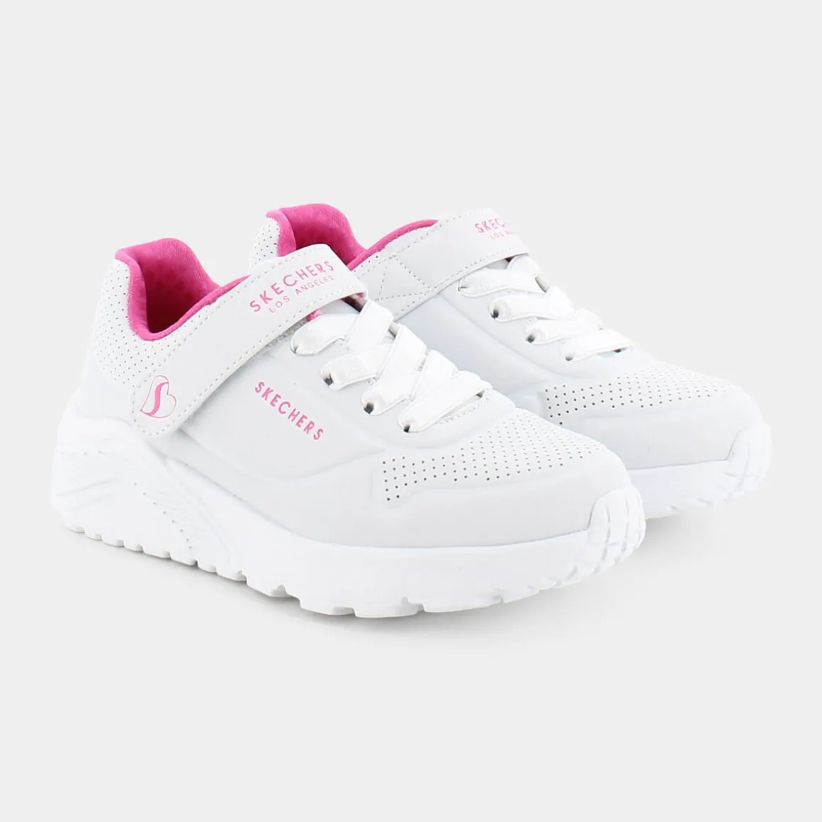 SKECHERS 310451LUNO LITEWhite /H. Pink- SPORTIVE BIANCO Cheap