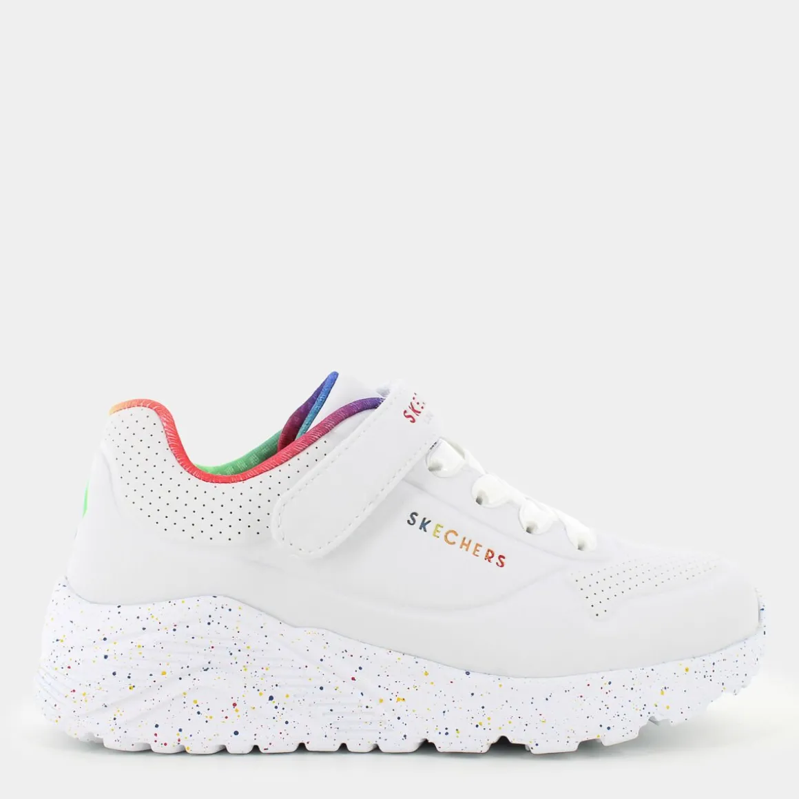 SKECHERS 310457LUNO LITEWHITE/MULTI RAINBOW- SPORTIVE BIANCO Cheap