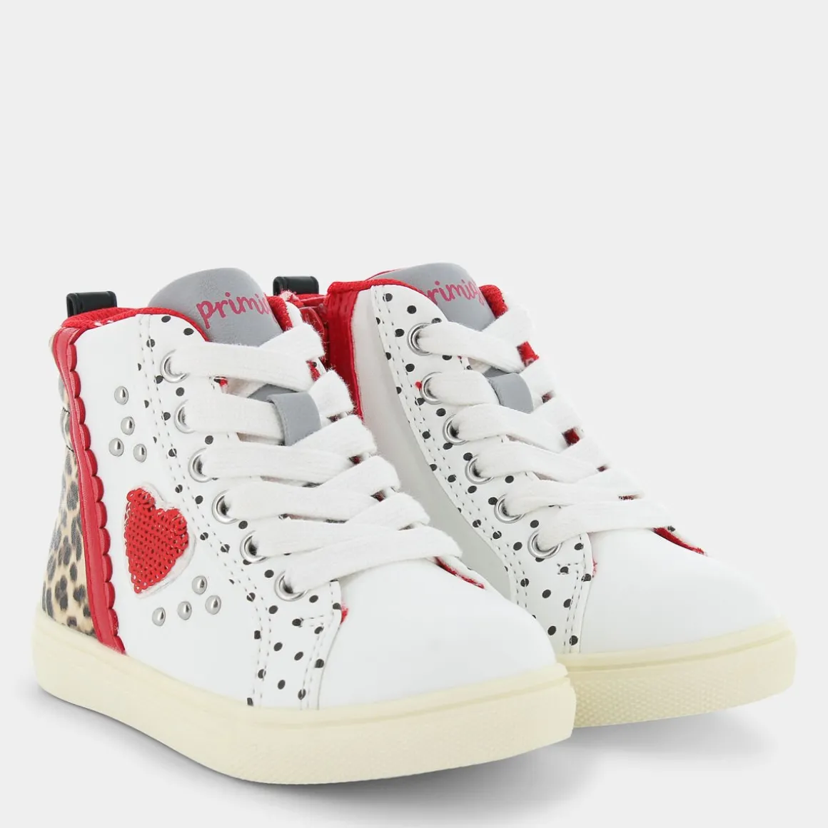 PRIMIGI 4950211LUX ROSSO LEOPARDATO- PRIMI PASSI BIANCO Best