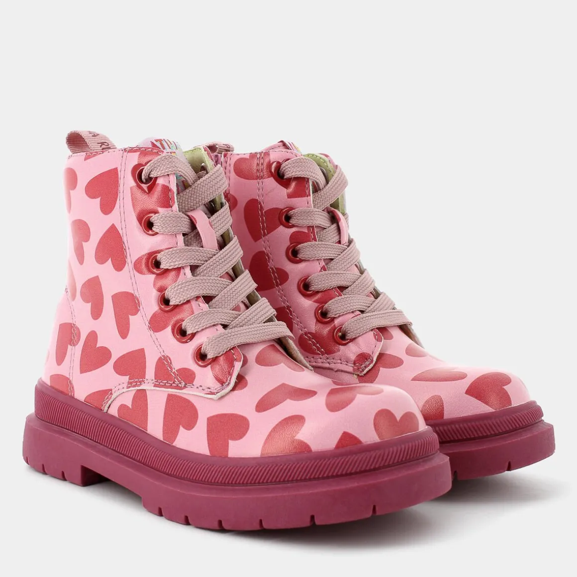 AGATHA RUIZ DE LA PRADA 241962PINK CORAZONES ROJO- SCARPONCINI E STIVALETTI ROSA Clearance