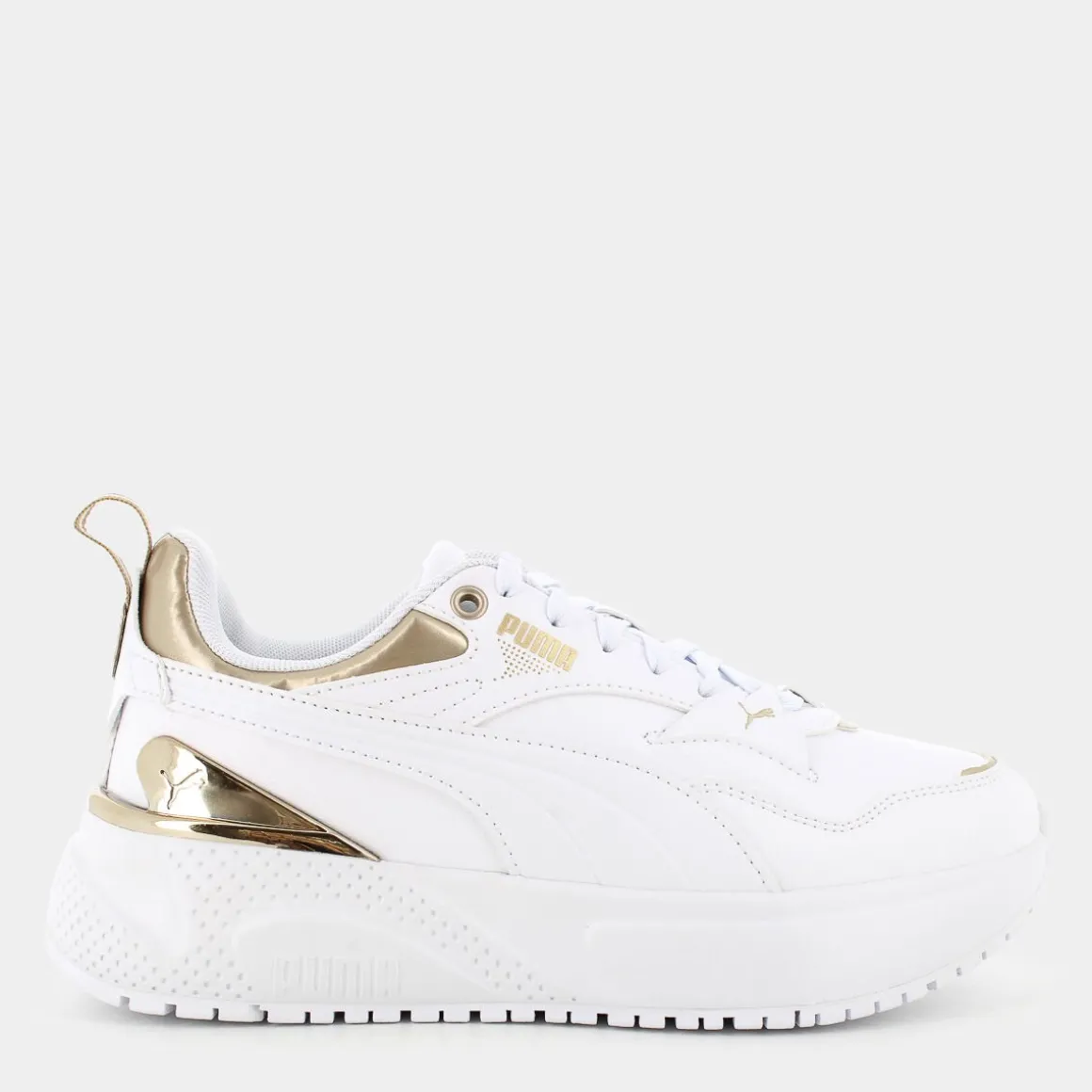 PUMA 397803R78 DISRUPT METALLIC DREAMGold/White/Matte Gold- SPORTIVE BIANCO Clearance