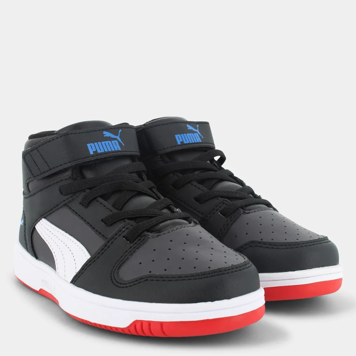 PUMA 370488Rebound LayupDark Coal-White-Black-Racing Blue-For- SPORTIVE NERO Discount