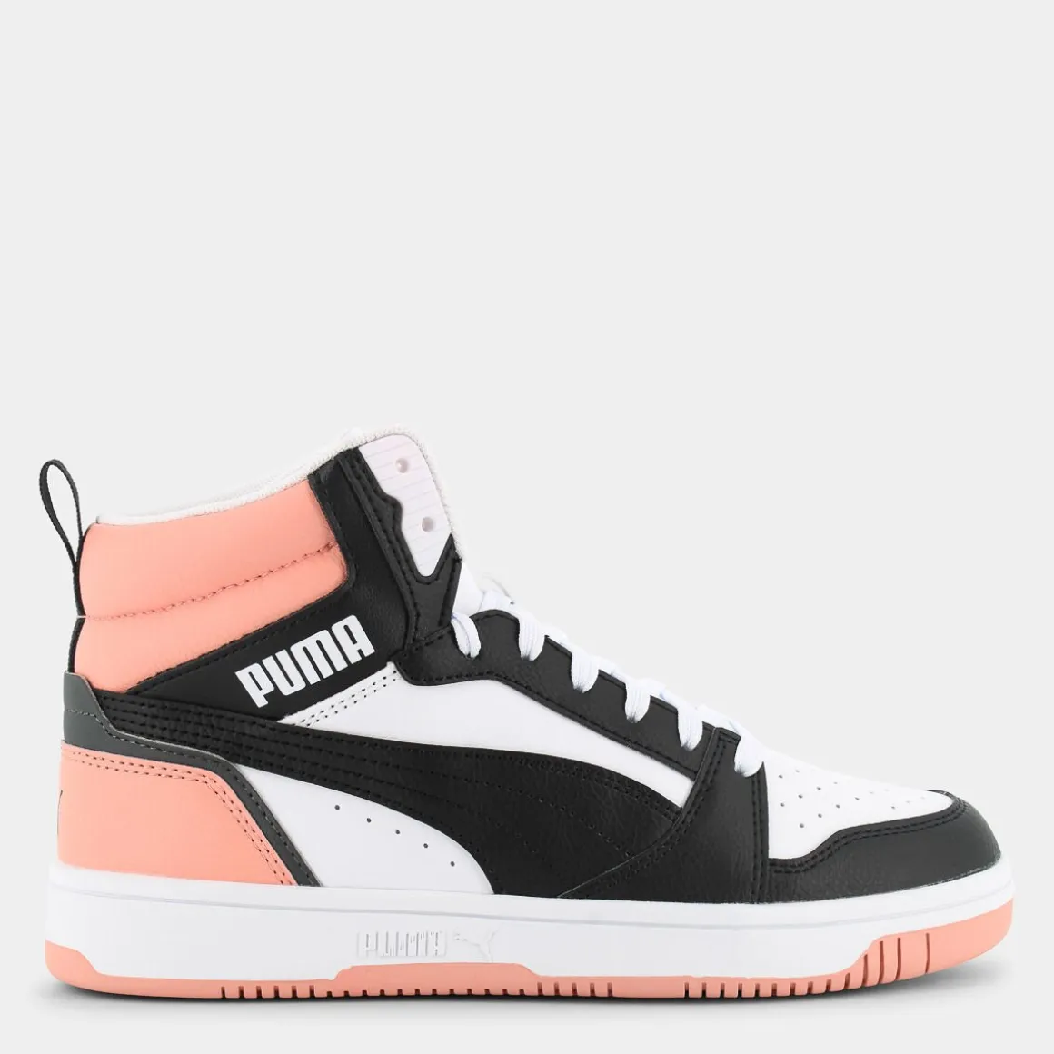 PUMA 393831REBOUND V6 MIDWhite/Black/Poppy Pink- SPORTIVE MULTICOLOR Outlet