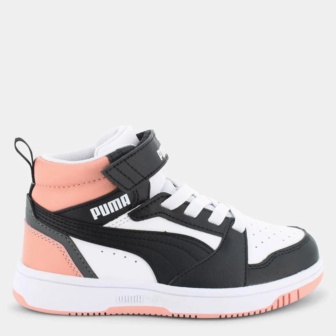 PUMA 393832REBOUND V6 MIDWhite/Black/Poppy Pink- SPORTIVE MULTICOLOR Sale