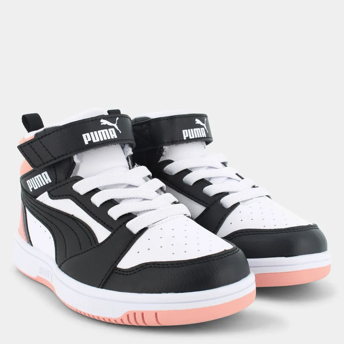 PUMA 393832REBOUND V6 MIDWhite/Black/Poppy Pink- SPORTIVE MULTICOLOR Sale