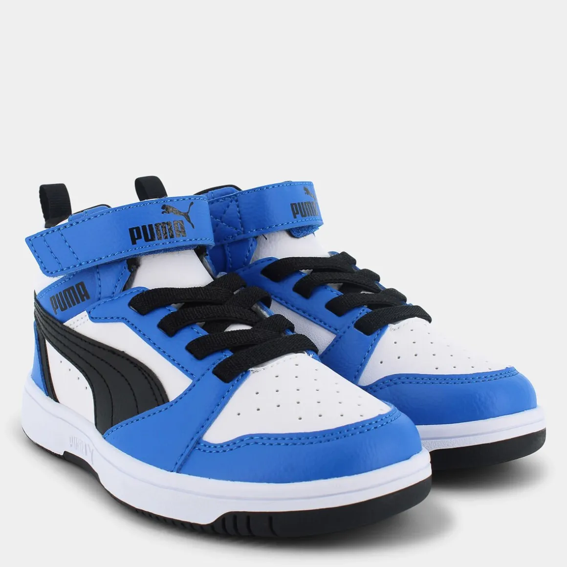 PUMA 393832Rebound V6White-Black-Racing Blue- SPORTIVE BIANCO Discount