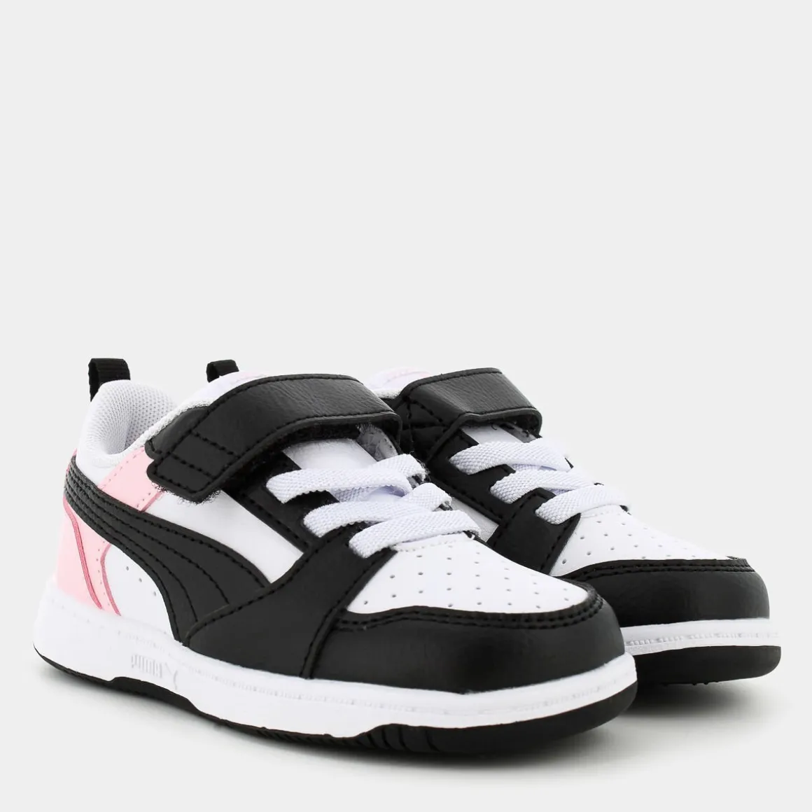 PUMA 397420REBOUND V6White/Black/Whisp Of Pink- PRIMI PASSI MULTICOLOR Store